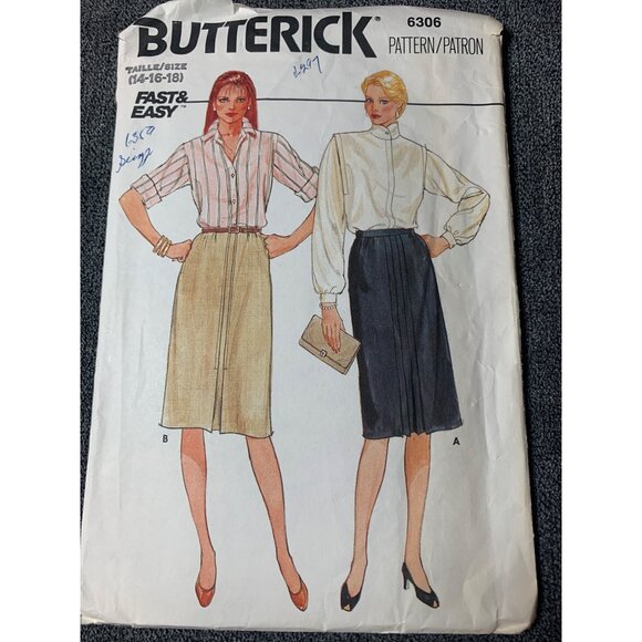 Butterick Misses Sewing Pattern sz 14-18 6306 - uncut - Picture 1 of 10